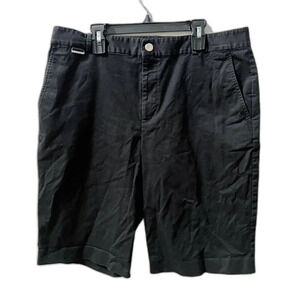 Lauren Ralph Lauren Women's Black Shorts 12 Bermuda Stretch Golf Travel Comfort